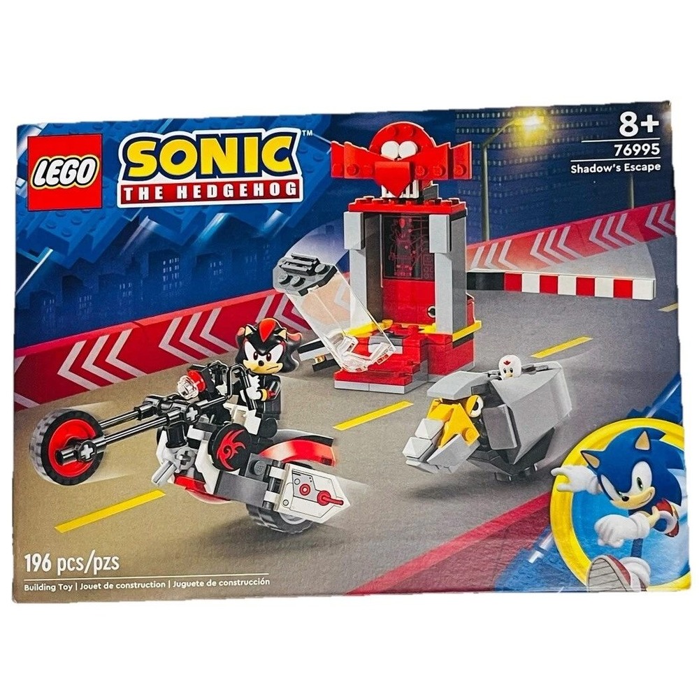 LEGO Sonic the Hedgehog Shadows Escape 76995 Building Toy Set 196 Pieces NEW